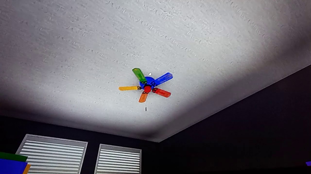 Rainbow Roblox Ceiling Fan Youtube - best roblox ceiling fans