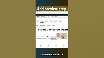 Add preview step in form wizard using Webform in Drupal