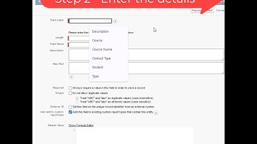 What are the steps for creating Custom Fields?