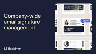 Manage email signatures and disclaimers company wide.