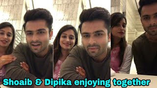 Dipika Kakkar and Shoaib Ibrahim Enjoying Sunday with Family