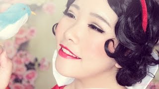 ♥ Snow White Makeup Transformation ♥ | Classic Pin-up Makeup