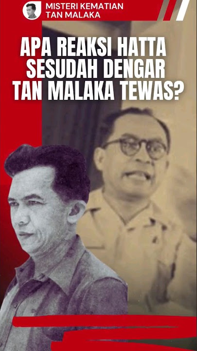 😳 WHAT WAS HATTA'S REACTION AFTER TAN MALAKA DIED (1949)?