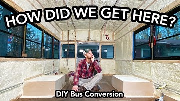 Preparing and Installing Spray Foam Insulation in the Bus Conversion