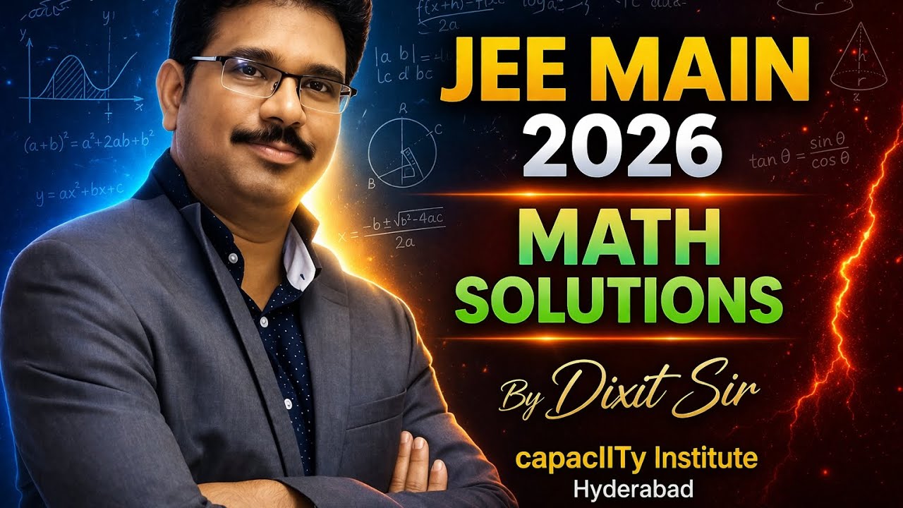 Moderate Math Moderate to Tough Math question in jeemain 2026 - YouTube