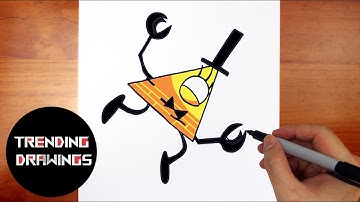 How To Draw FNF MOD Character - Pibby Bill Easy Step by Step