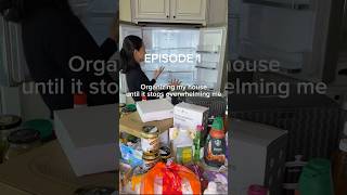 Organizing my House until it stops overwhelming me. Episode 1: The Fridge #organizewithme #home