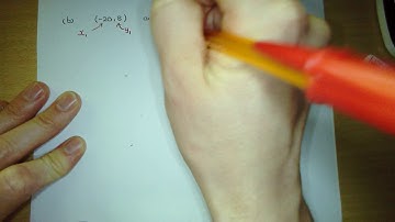 Finding the gradient of a line joining two points using the Formula only