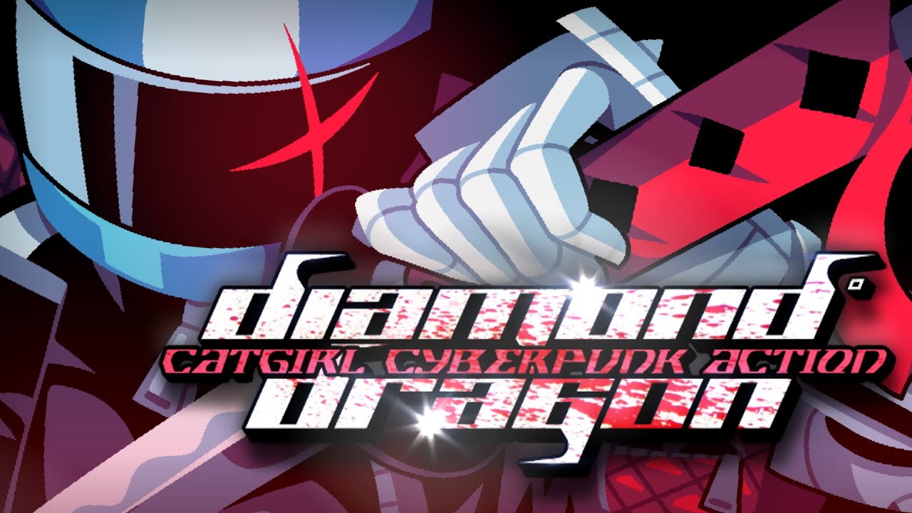 DIAMOND DRAGON - Catgirl Cyberpunk Action | GZDoom Mod Trailer