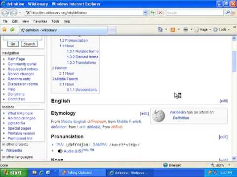 Talking Clipboard Dictionary