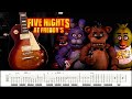 [TABS] The Living Tombstone【Five Night's at Freddy's 1 Song】Guitar Cover