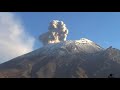 #POPOCATÉPETL EN VIVO con INTENSA ACTIVIDAD VOLCÁNICA ; Se espera CAÍDA DE CENIZA