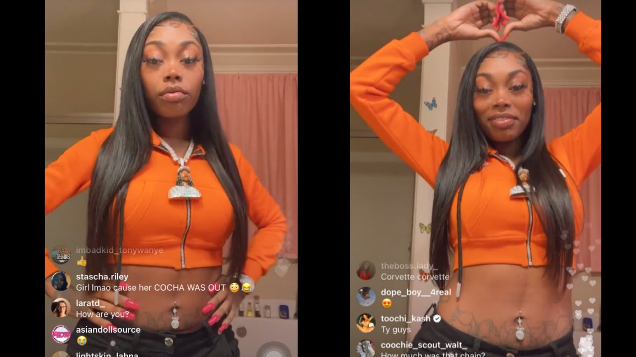 Asian Doll Shows Off Chain Honoring King Von