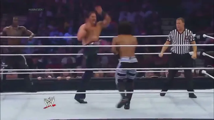 Drew McIntyre Claymore Kick  to Xavier Woods
