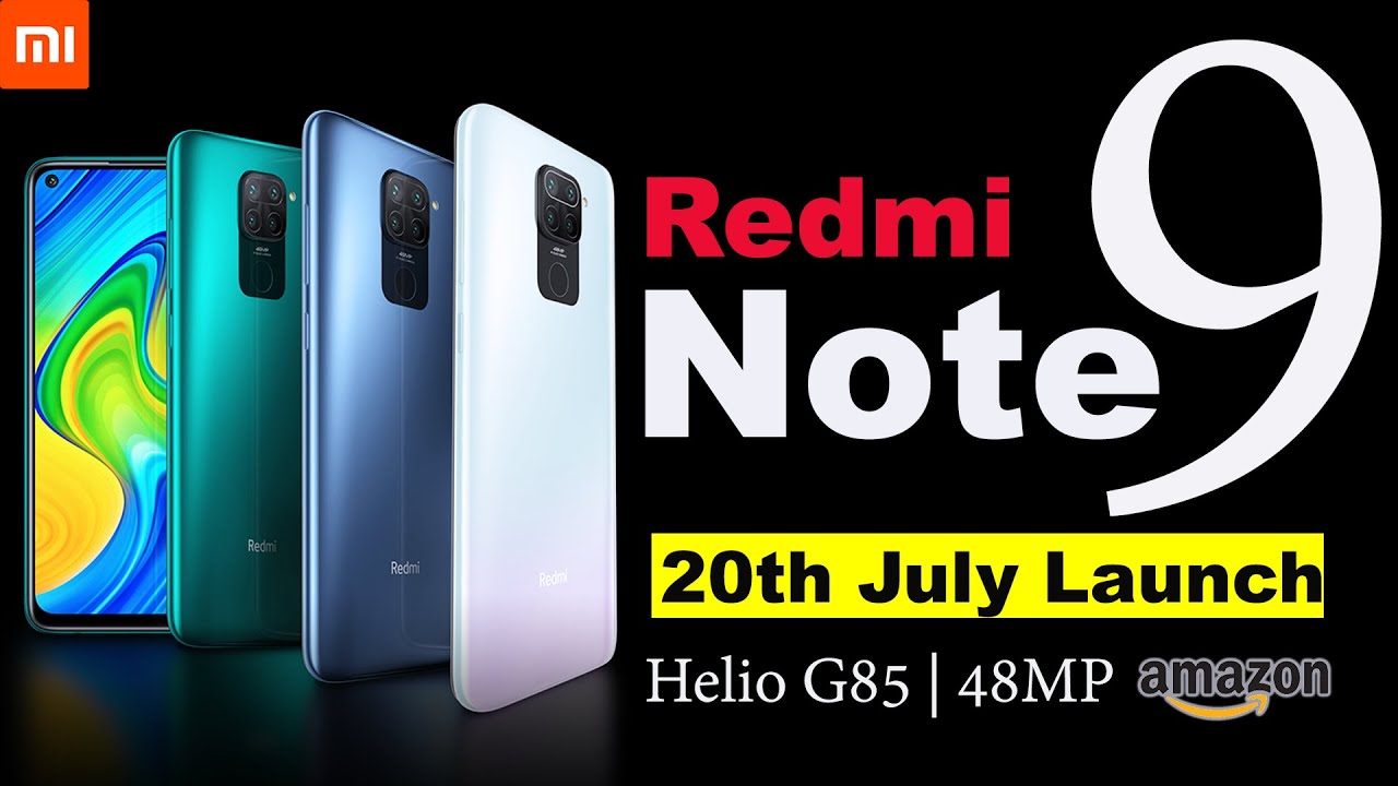 Redmi Note 9 Launch Date in india Confirmed Helio G85 48MP