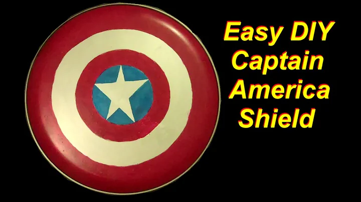 Easy DIY Captain America Shield
