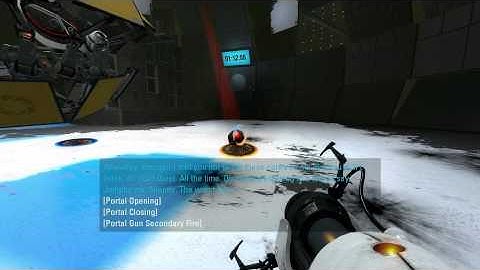 Portal 2 final boss battle, turret song and ending