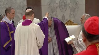 Holy Mass on Ash Wednesday from Basilica of Santa Sabina, Rome 22 February 2023 HD