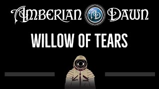 Amberian Dawn • Willow Of Tears (CC) 🎤 [Karaoke] [Instrumental Lyrics]