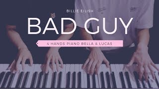 🎵Billie Eilish (빌리 아일리시) - Bad Guy | 4hands piano Resimi