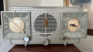 1956 Zenith Z733Y Clock Radio Service and Telechron Clock Repair