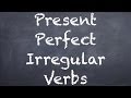 Present Perfect Irregular Verbs - German 2 WS Explanation - Deutsch lernen