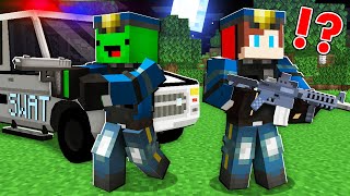 How Mikey and JJ Became SWAT in Minecraft?  Minecraft (Maizen)