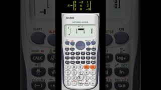 How to find Inverse of a Matrix Using Calculator #youtubeshorts #shortsviral #viral