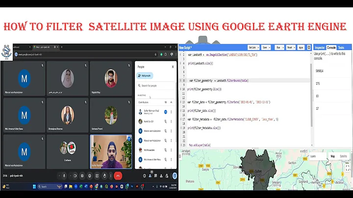 How  To Filter Any Satellite Image using Google Earth Engine for Remote sensing analysis II GEE