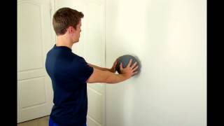 WALL PUSH UP - MEDICINE BALL -hep2go