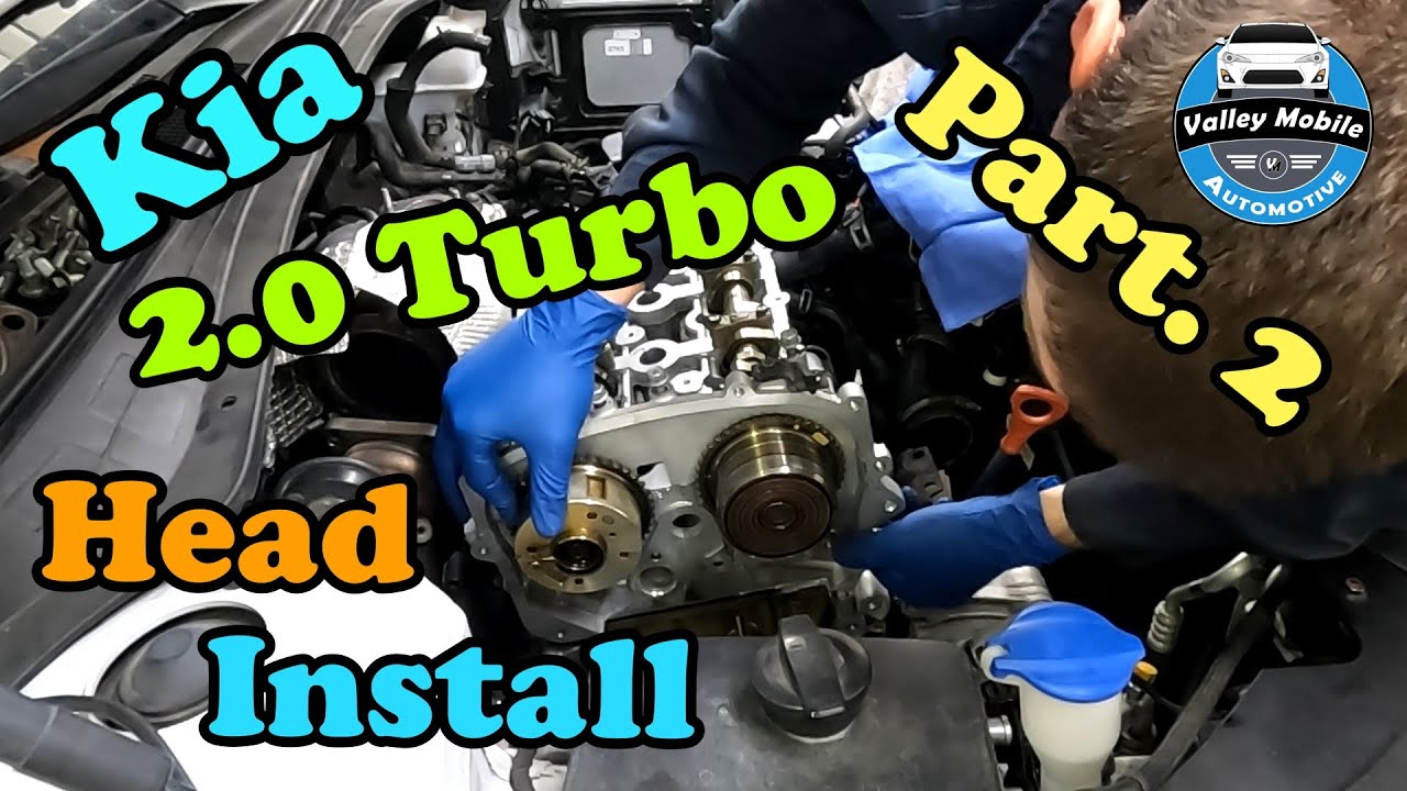 StepbyStep Kia Optima Head Gasket Replacement Guide Part 2 YouTube