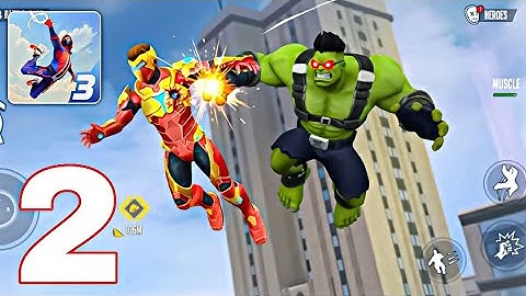 Spider Fighter 3 Mobile Action Game  Gameplay Walkthrough Part 2 ( Android & iOS)