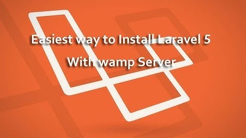 PHP Laravel how to install laravel in windows with wamp | how to install laravel 5 Easiest way