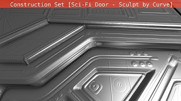 Modular Sci Fi-Set Wip 194 Blender 2 75a Sculpting by Curves