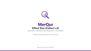 Correlation & Association | MerQur Step-by-Step — Agriculture & Forestry