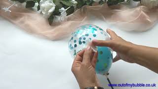 Balloon Cake Topper Vinyl Name - How To Make It