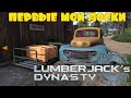 ПЕРВЫЕ ДОСКИ С МОЕЙ ПИЛОРАМЫ -- LUMBERJACK's DYNASTY #3