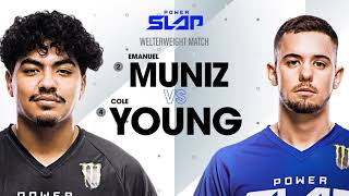 Emanuel Muniz vs Cole Young | Power Slap 4, August 9 on Rumble