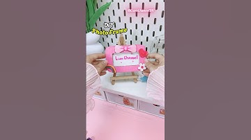 Làm Khung ảnh bằng bìa catton/ DIY photo frame idea/ Liam Channel