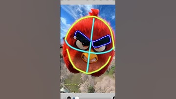 Drawing 😱🥶🥵 from Angry birds Movie 😍#drawing #shorts #red