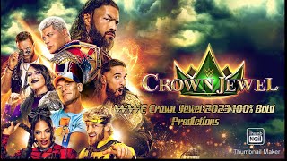 WWE Crown Jewel 2023 100% Bold Predictions