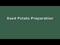 Seed Potato Preparation