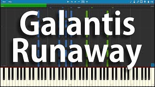 Galantis - Runaway (U & I) | Synthesia Piano Cover chords