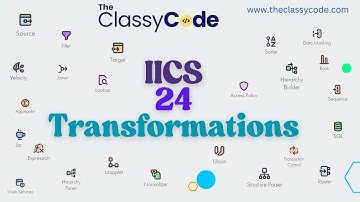 List of Transformations in Informatica Cloud (IICS) Data Integration | The Classy Code #iics #idmc