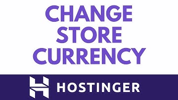 How to Update Your Store Currency In Hostinger Website Builder