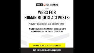 Human Rights & web3 for Activists: Salon #10 hosted by Amnesty International & Fight for the Future