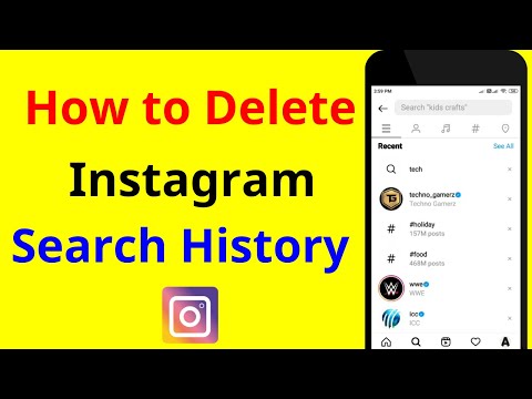 How to Delete Instagram Search History || Instagram Recent Search History Delete @urtechbuff