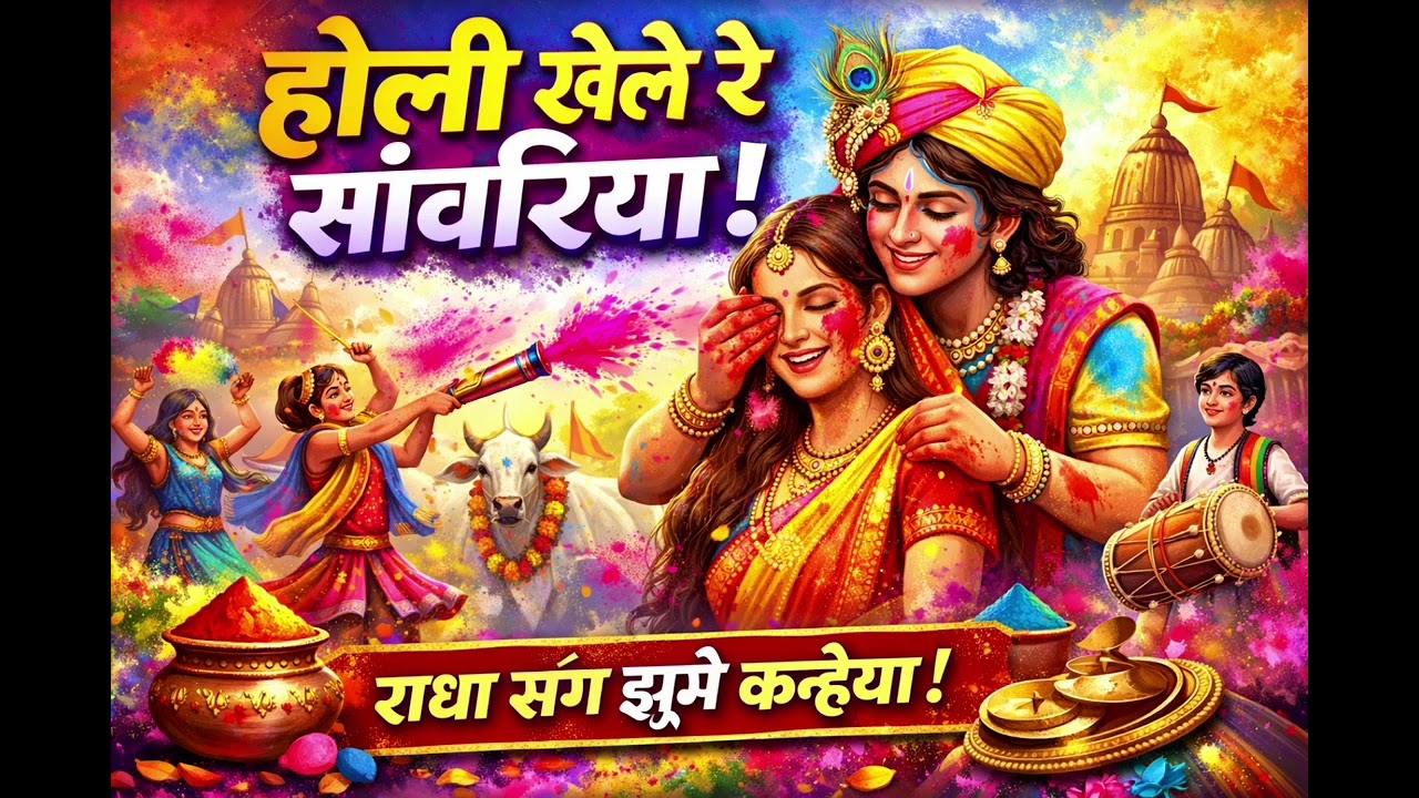 होली खेले रे सांवरिया|arvindsuthar|#arvindsthr #arvindsuthar#holi #chotusinghrawna #sawariya #india 