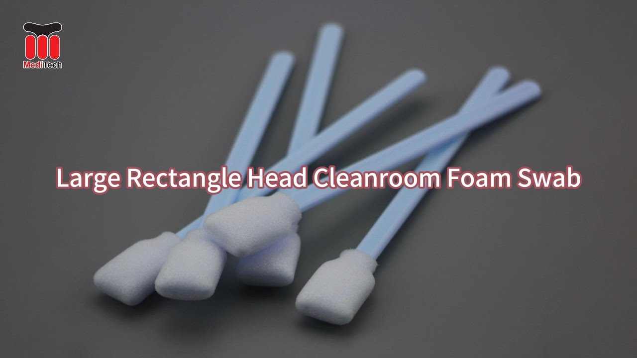 Large Rectangle Head Foam Cleaning Swab