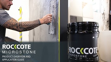 Rockcote MicroStone - Product Overview and Application Overview
